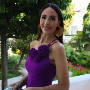 Todo al morado: El nuevo vestido de Rocio Osorno que querrás tener